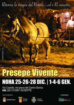 Locandine Presepe Noha 2014