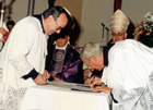 Passaggio della parrocchia di Noha dalla diocesi di Otranto. 26 novembre 1988