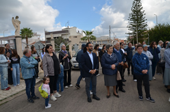 Benedizione della targa in memoria di Suor Orsolina
