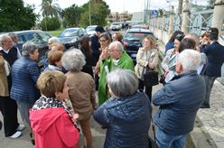 Benedizione della targa in memoria di Suor Orsolina