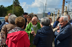 Benedizione della targa in memoria di Suor Orsolina