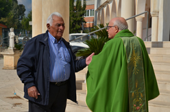 Benedizione della targa in memoria di Suor Orsolina