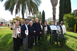 Benedizione della targa in memoria di Suor Orsolina